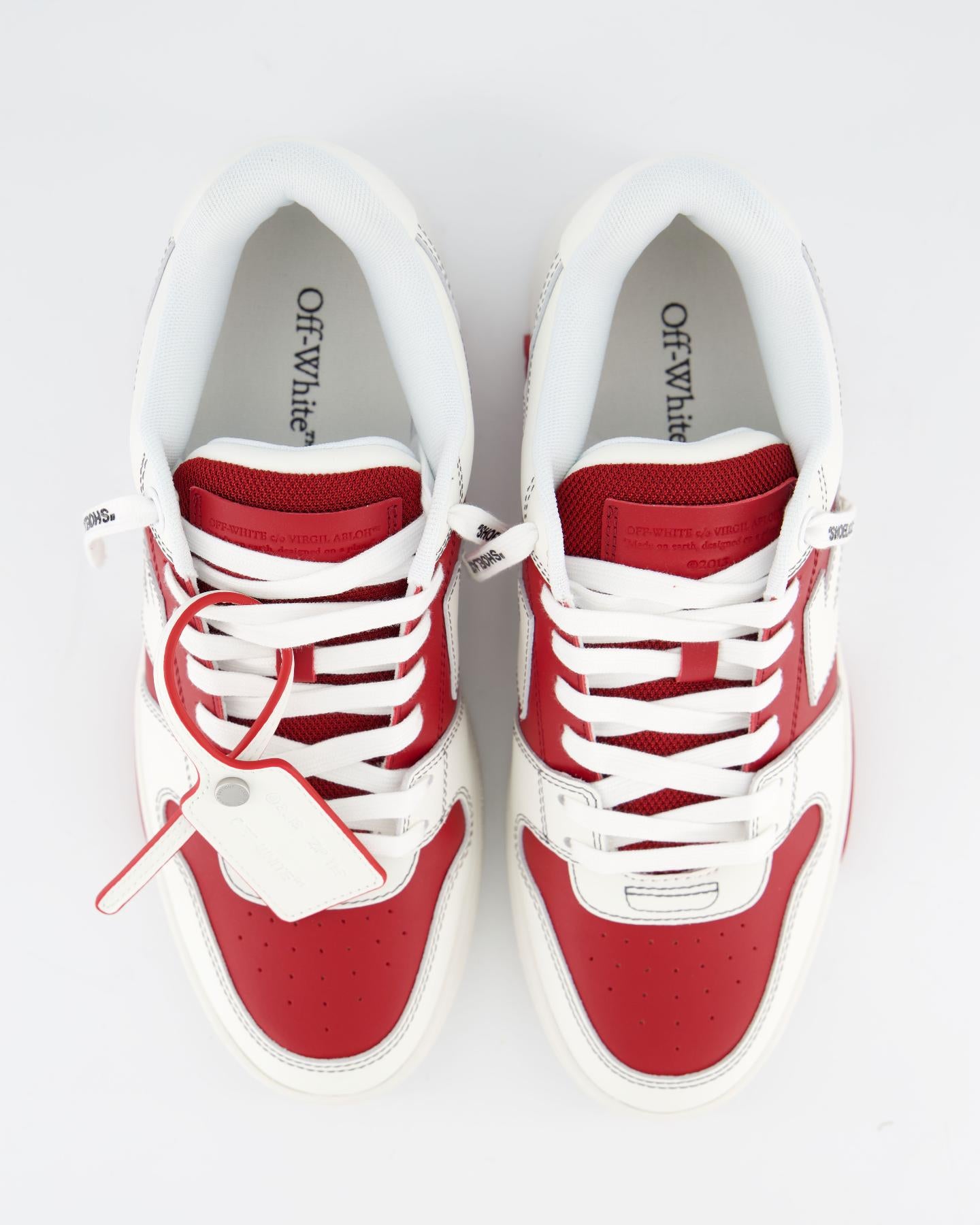 Heren Out Of Office Sneaker WHT/RED