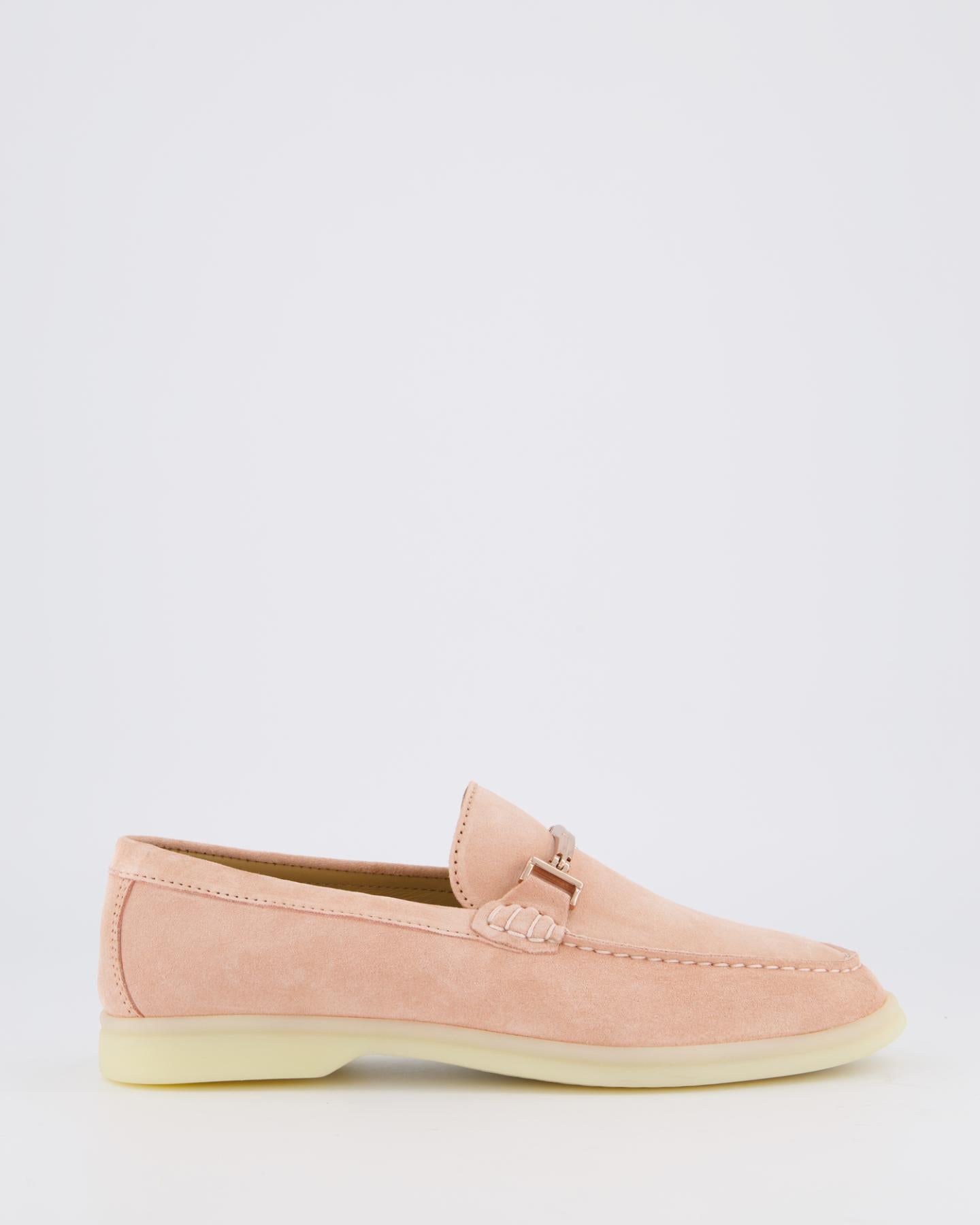 Dames Peach Cameo Loafer Roze