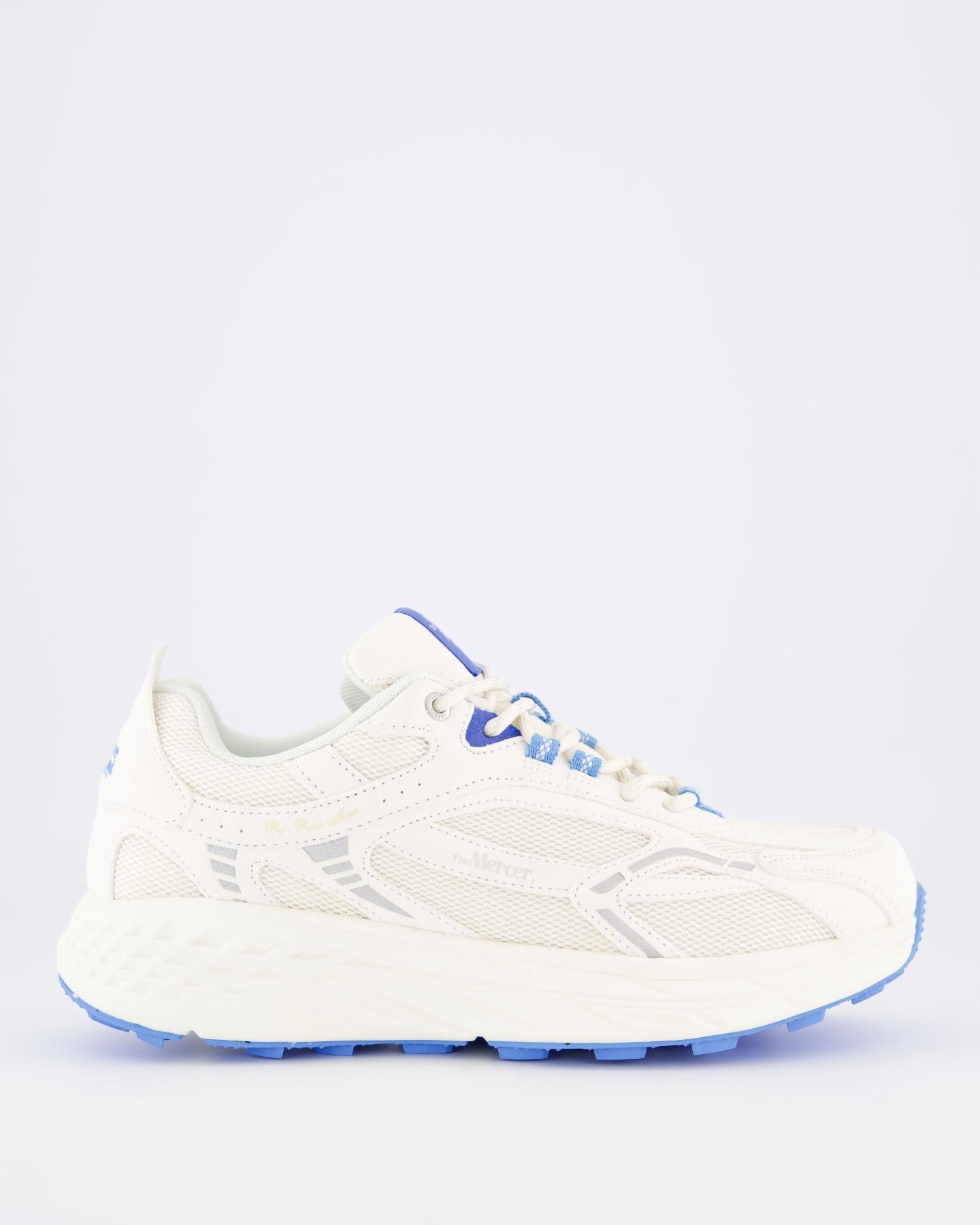 Heren The Re-Run Max Suede Wit/Blauw