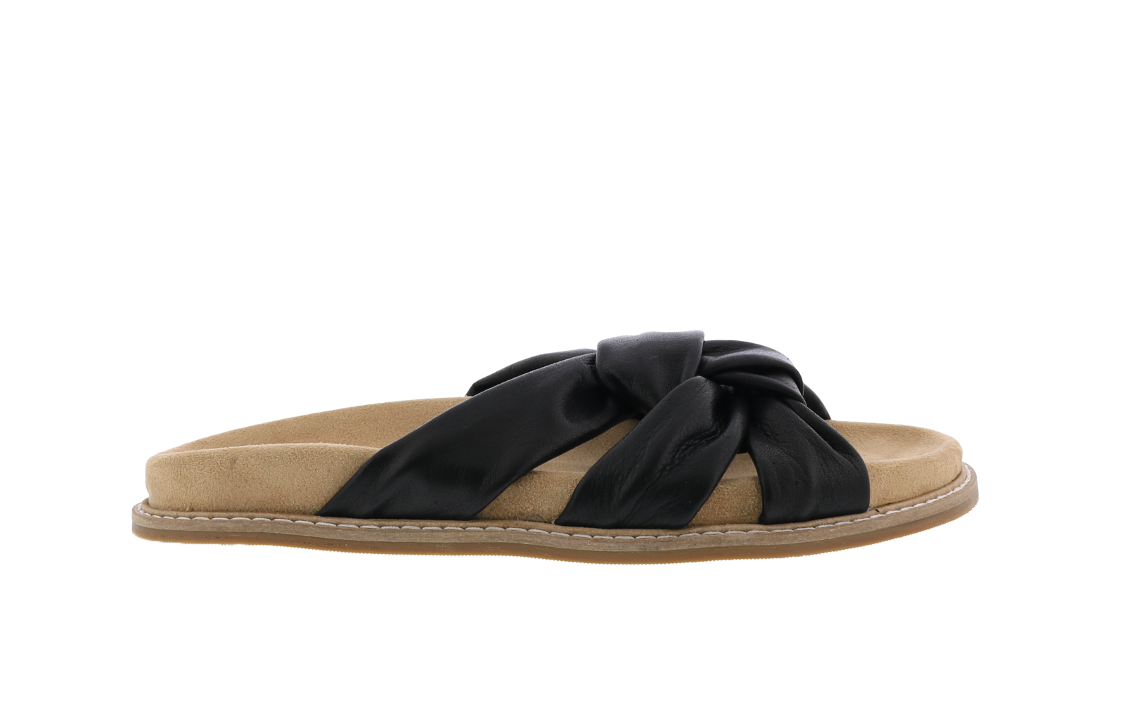 Women Leather Band Slipper