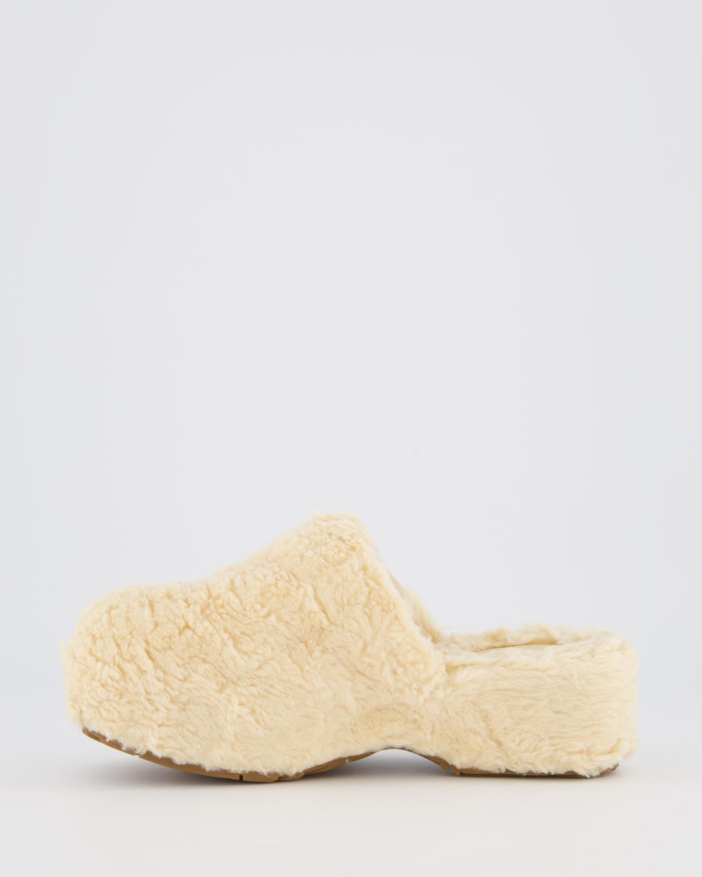 Dames Fuzz Sugar Clog Natural