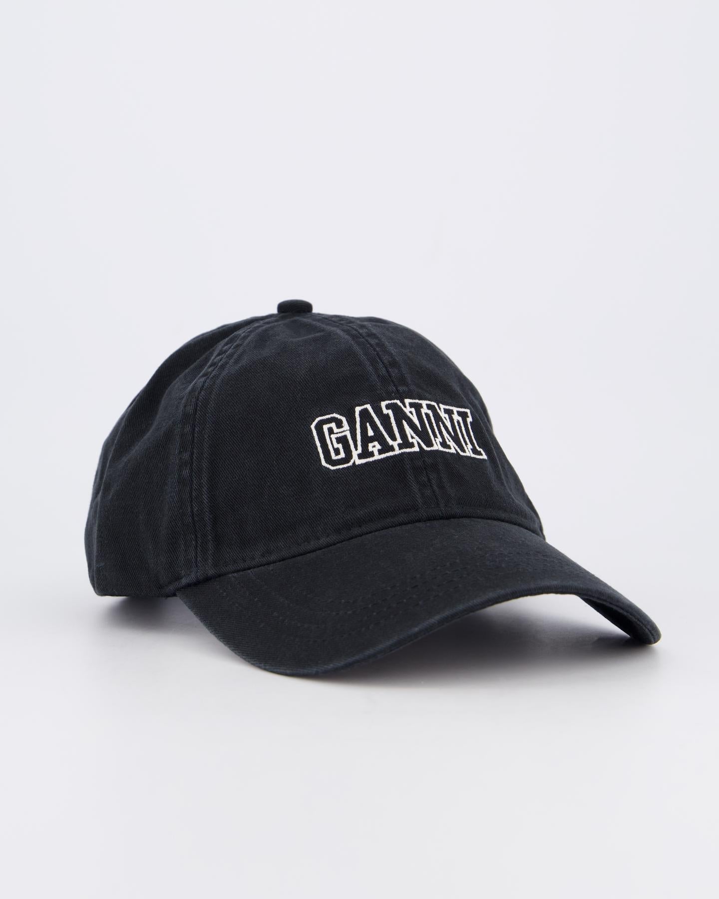 Ganni Dames Cap Hat Black - Eleganza.nl