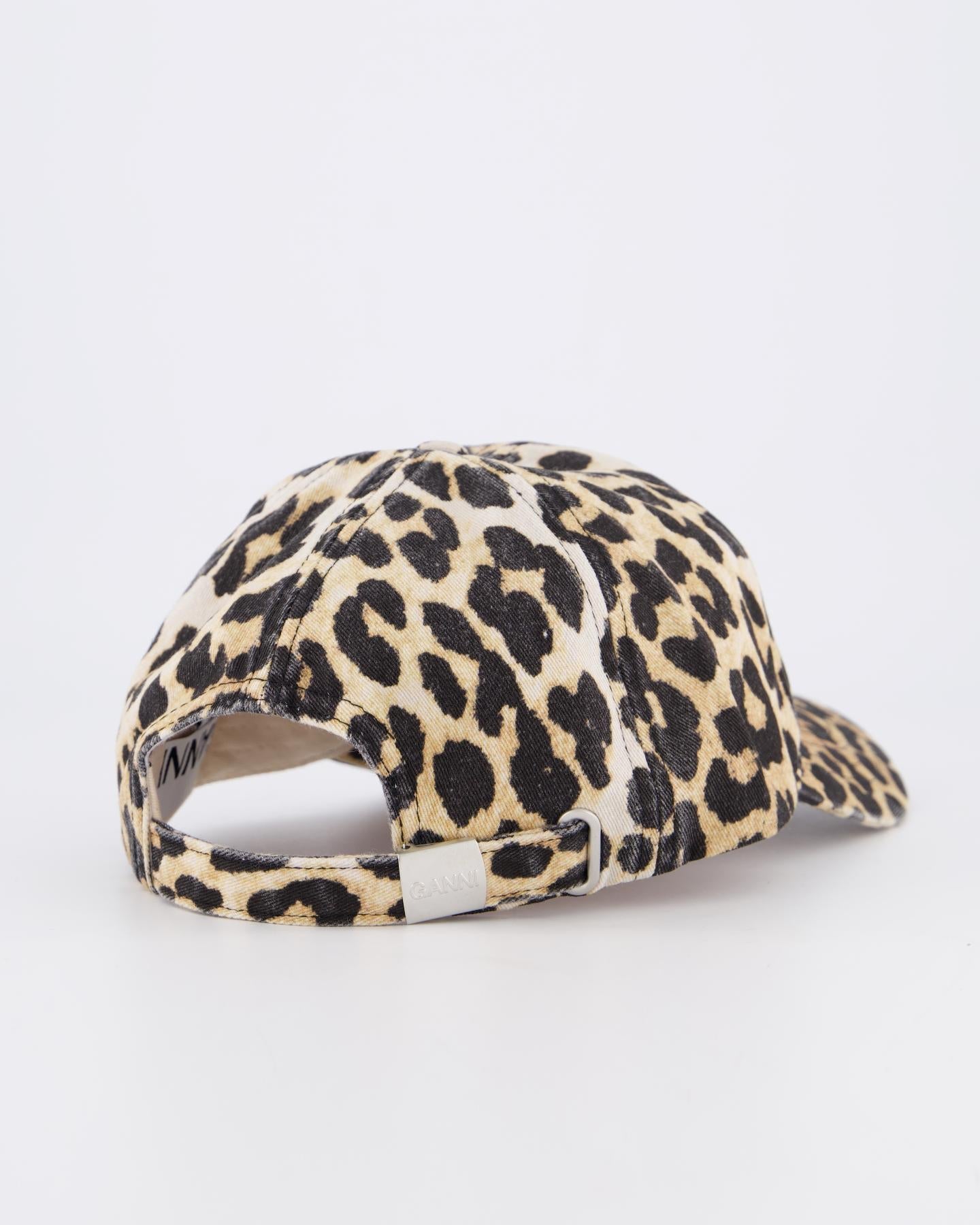 Ganni Dames Cap Hat Leopard - Eleganza.nl