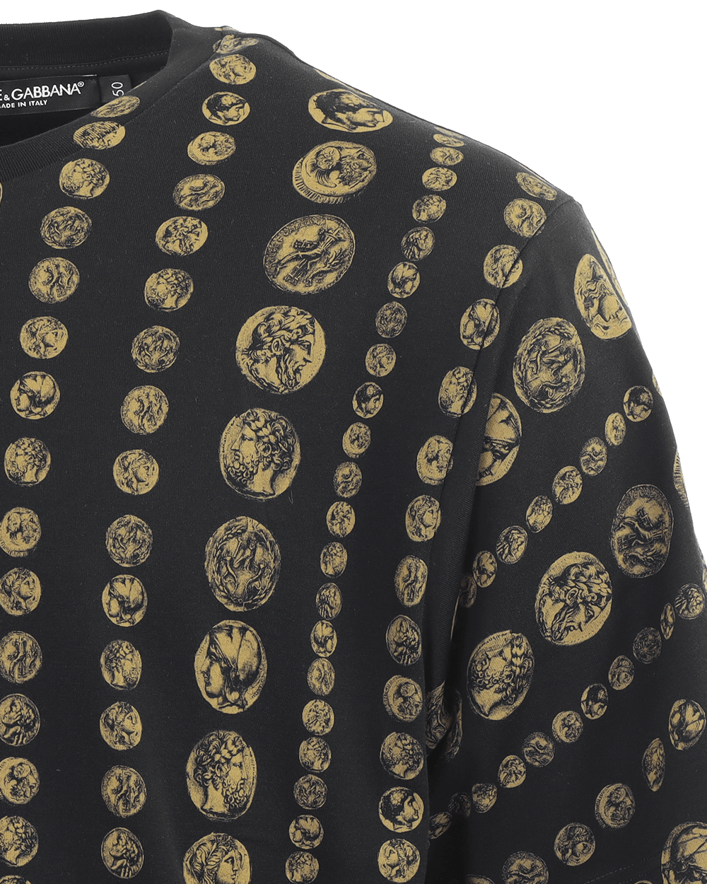 Men All-over coin print black