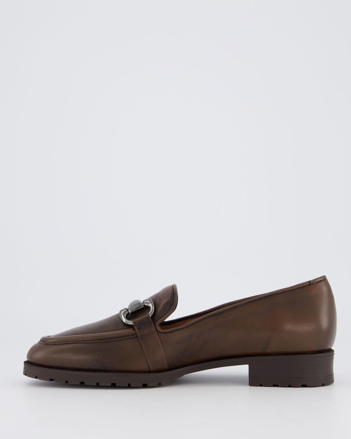 Gibaldi Dames Bianca Di Loafer Bruin - Eleganza.nl