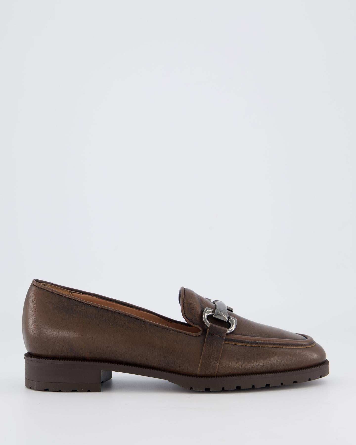 Gibaldi Dames Bianca Di Loafer Bruin - Eleganza.nl