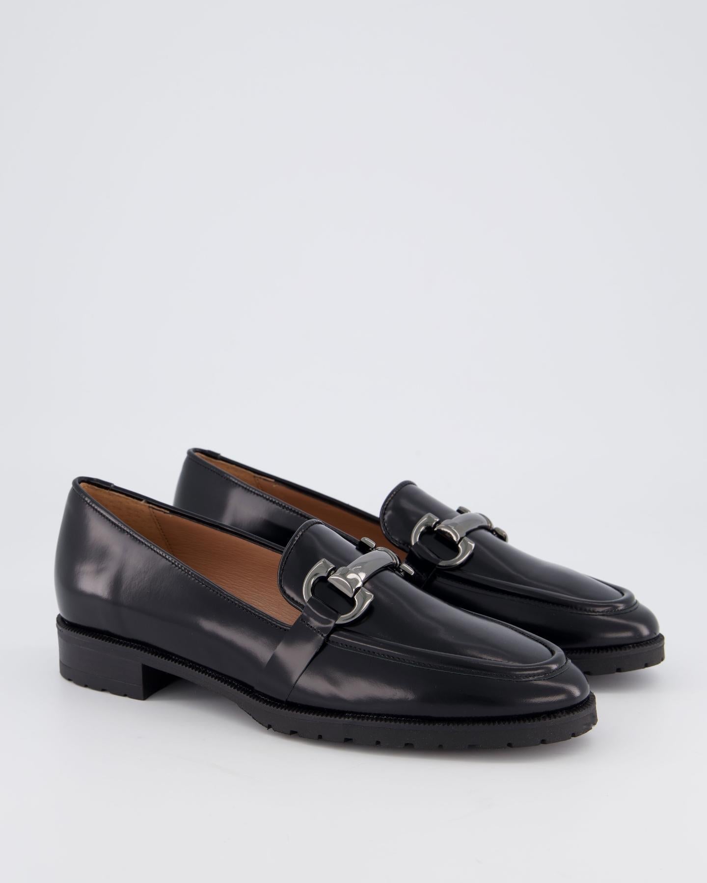 Gibaldi Dames Bianca Di Loafer Zwart - Eleganza.nl