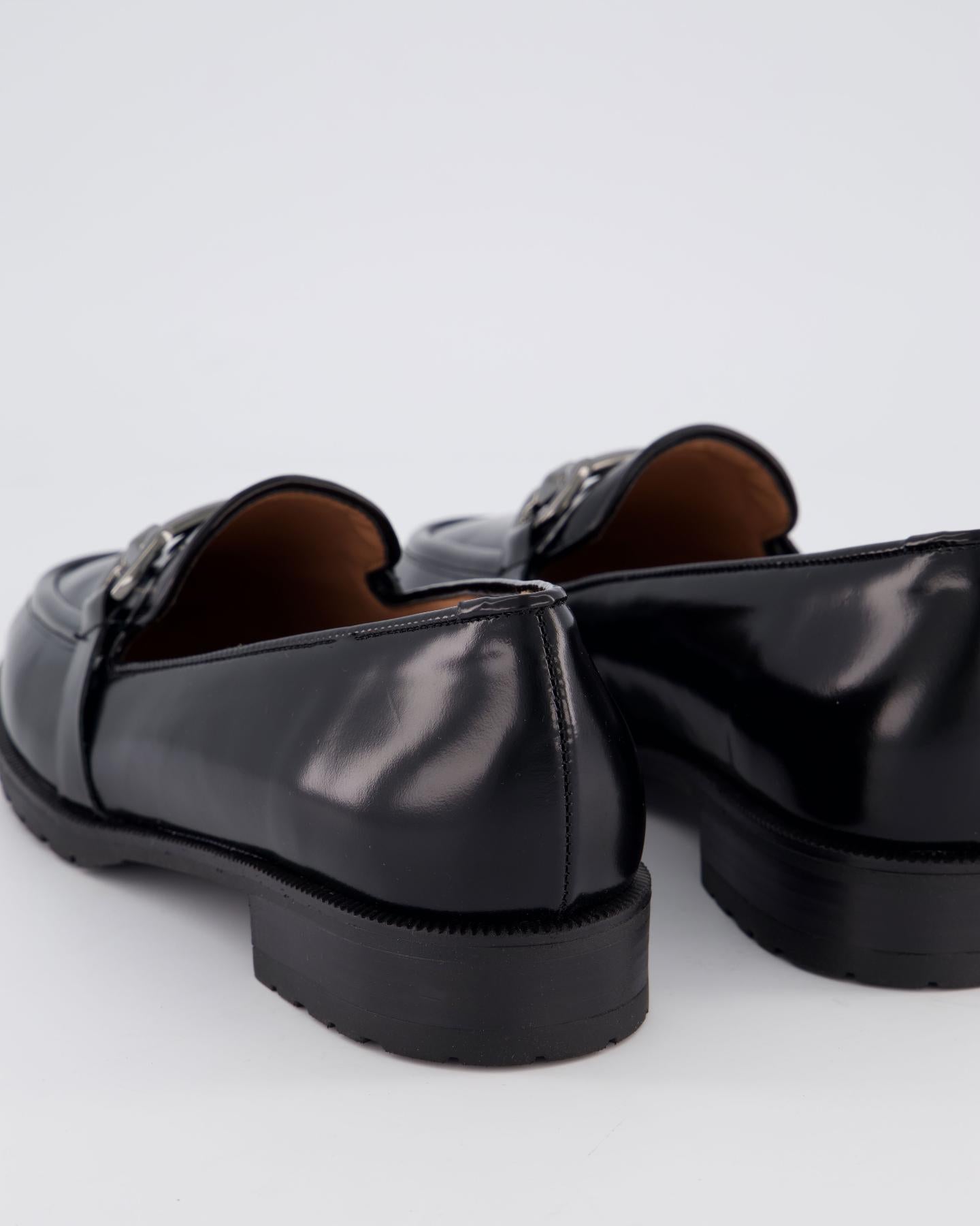 Gibaldi Dames Bianca Di Loafer Zwart - Eleganza.nl