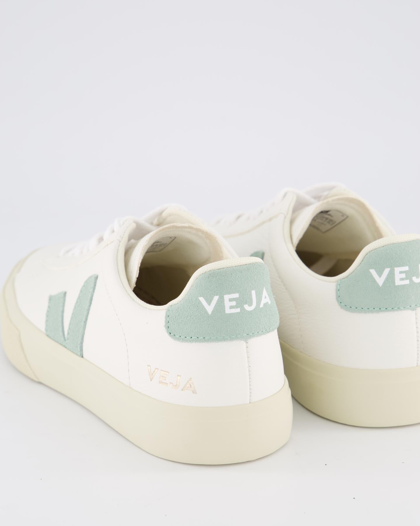 Women Campo Sneaker Leather White/Matcha