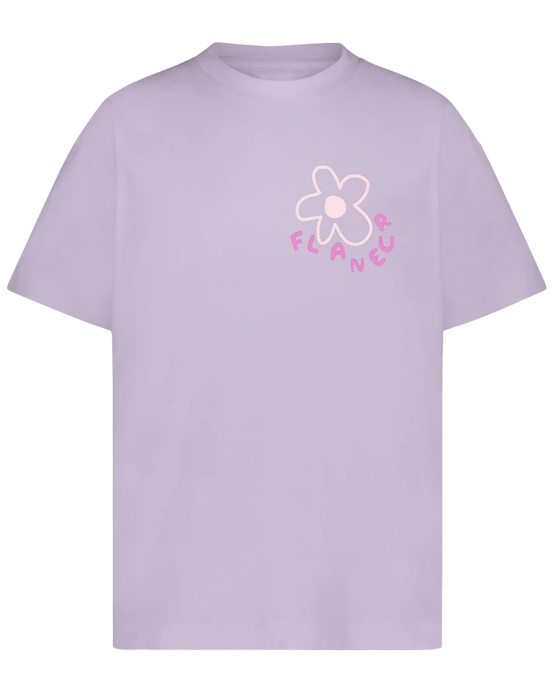 Heren Blossom T-Shirt Paars