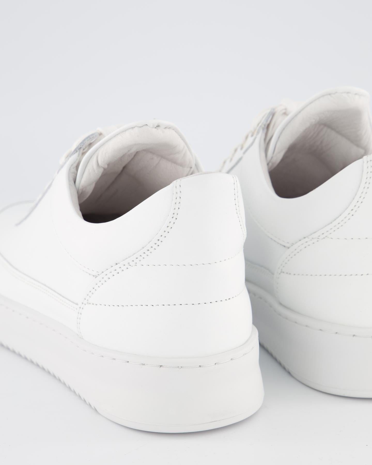 Men Low top ripple leather white