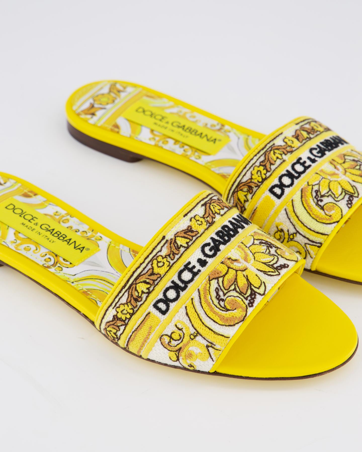 Dames Dolce & Gabbana Flat Slides