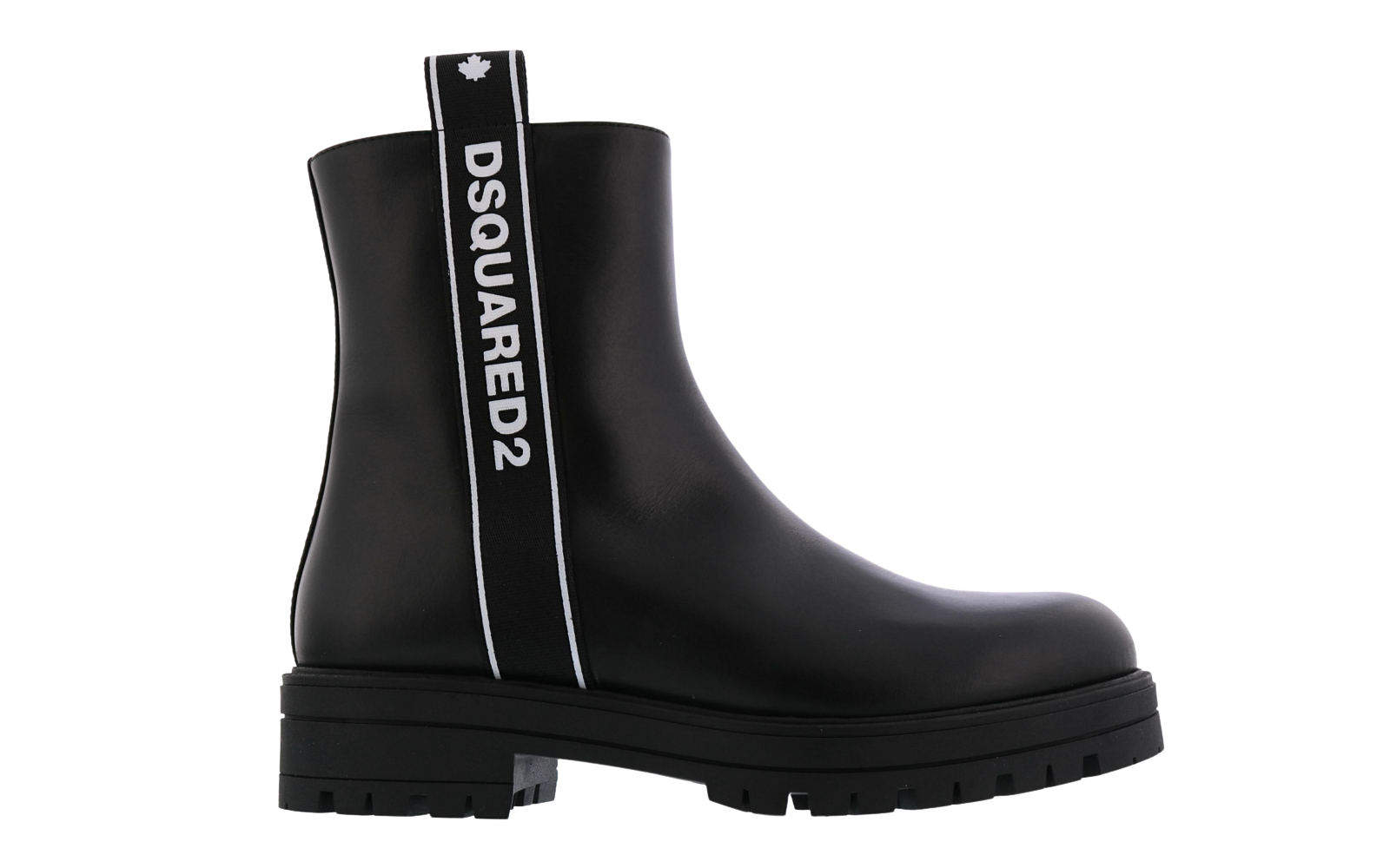 Dsquared2 Kids logo-print panelled ankle boots - Black