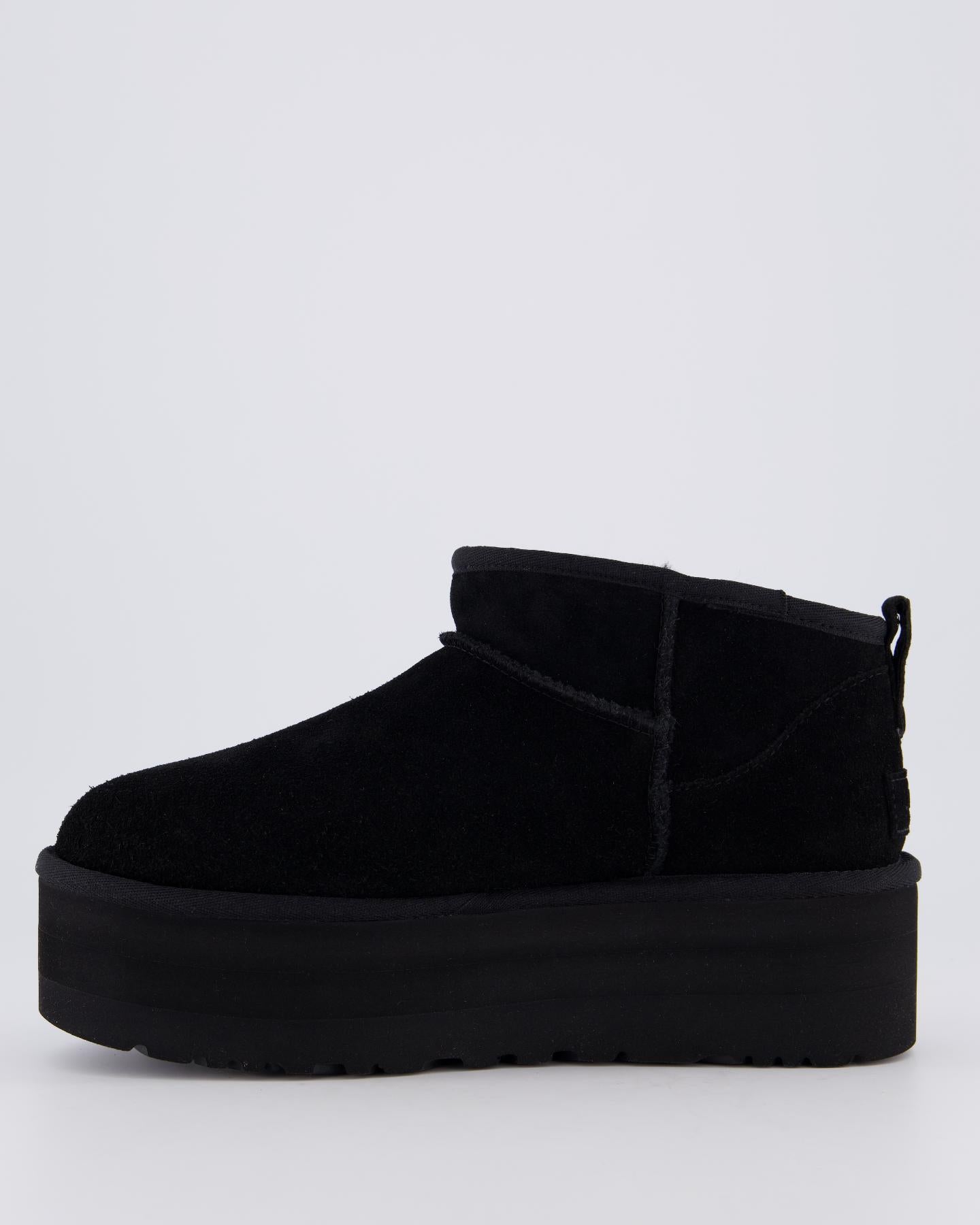 Women Ultra Mini Platform Black