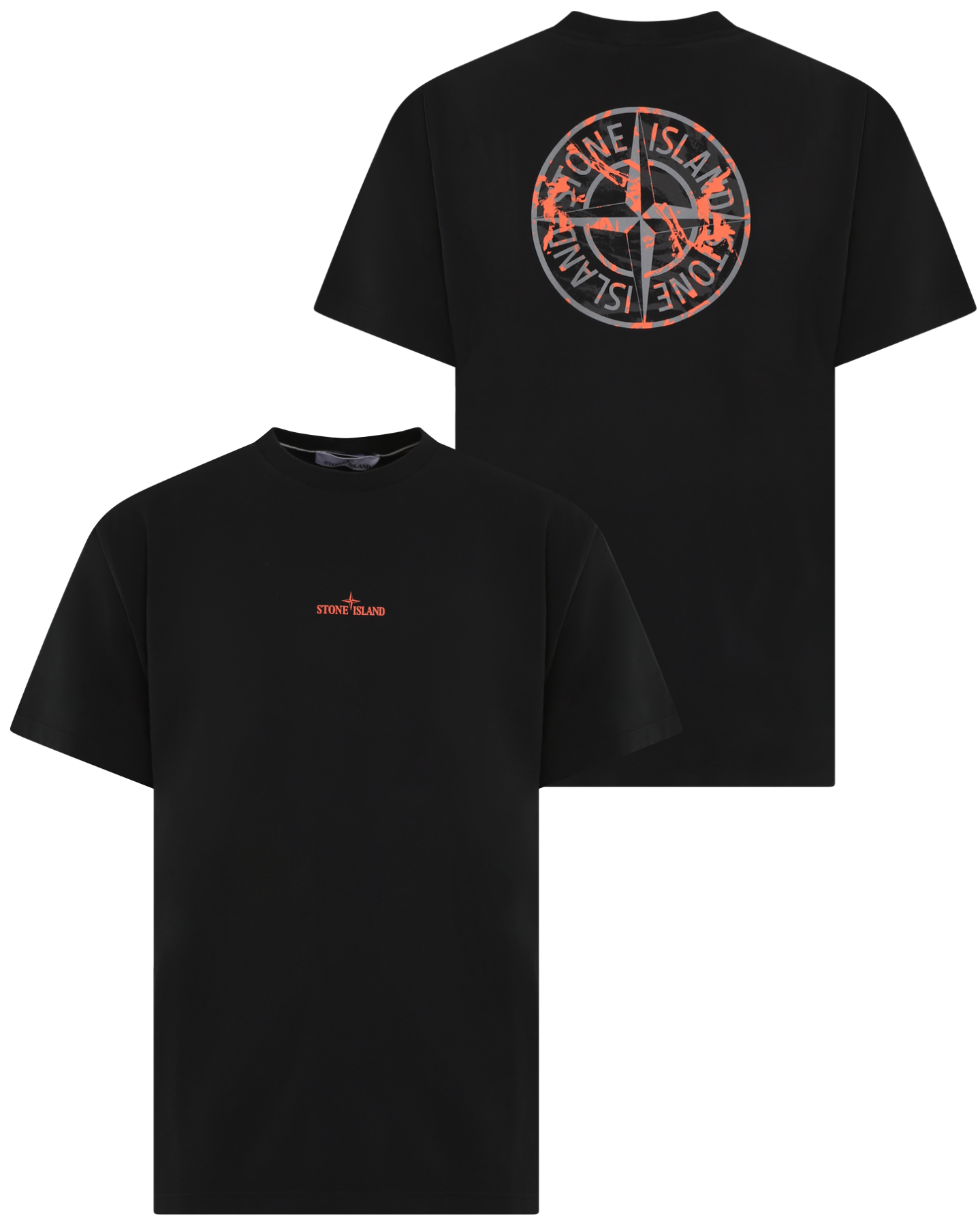 Heren Compass Logo T-Shirt Zwart