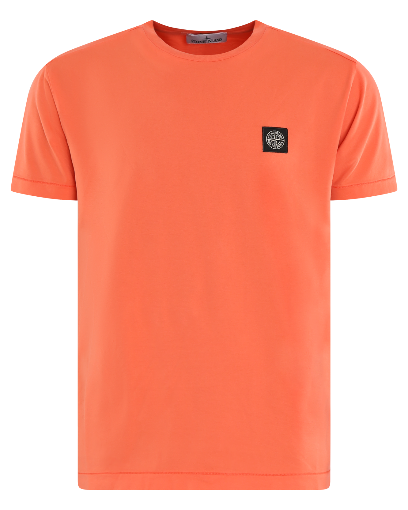 Heren Compass Patch T-Shirt Oranje