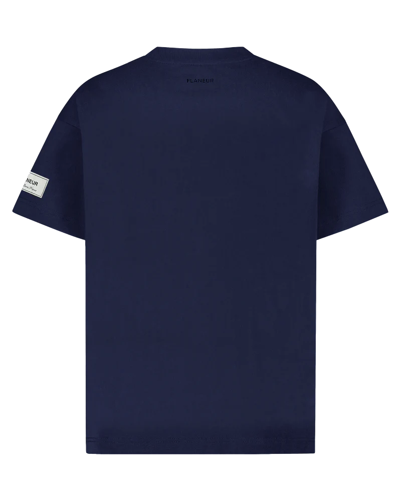 Heren Atelier T-Shirt Blauw