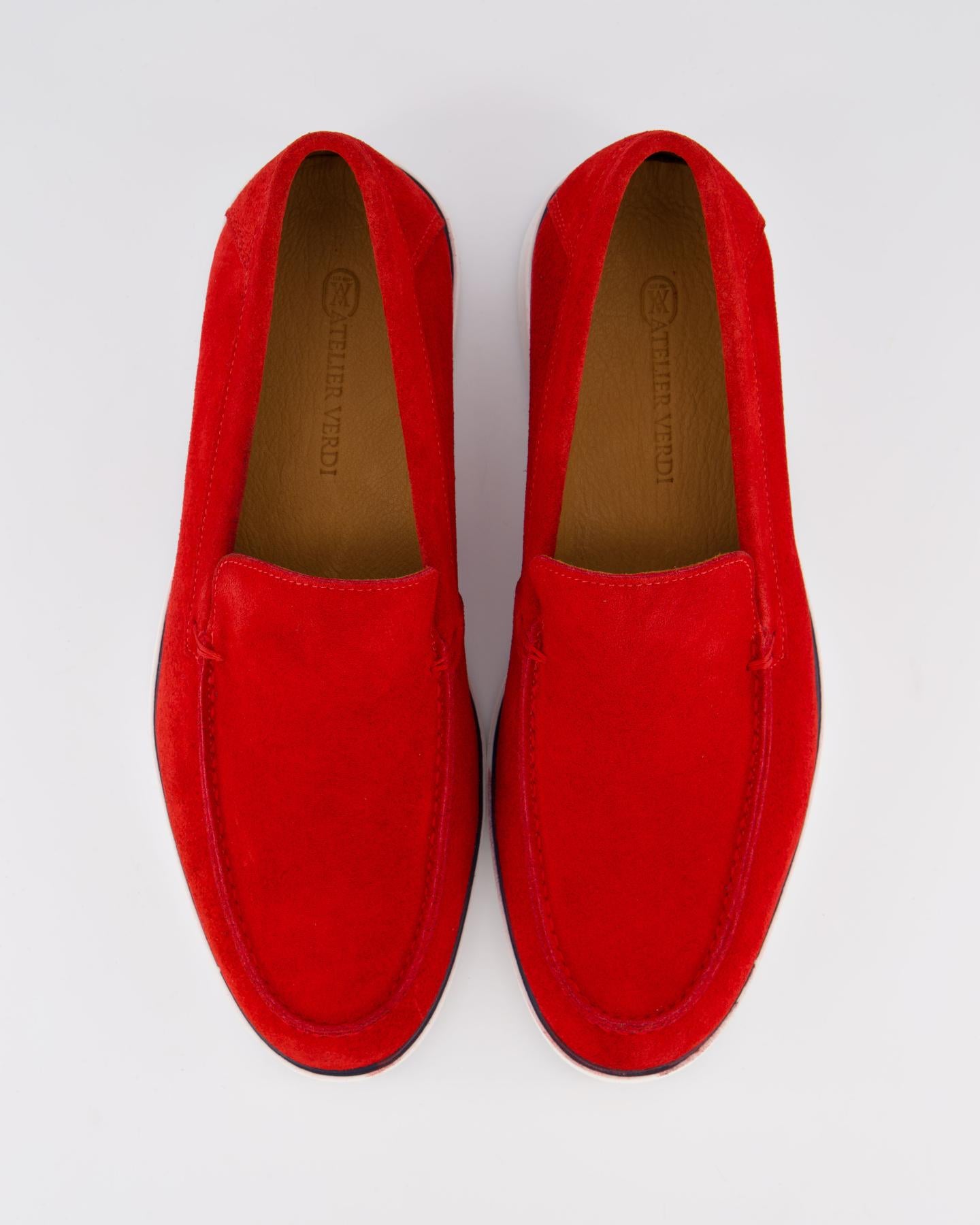 Heren Nino Loafer Rood