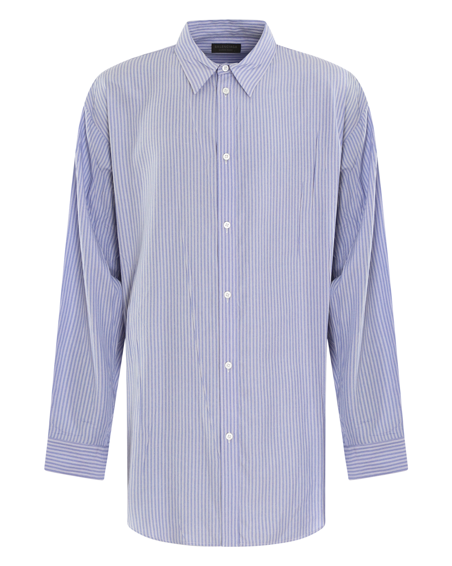 Heren Fluid Shirt Blauw