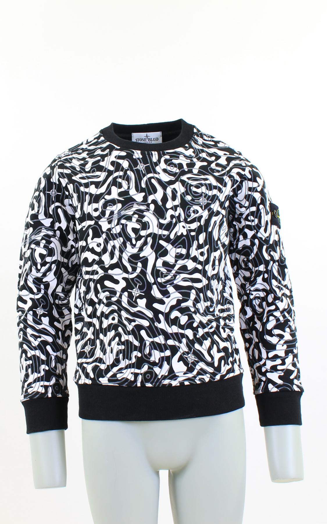 Stone island clearance tiger print sweatshirt