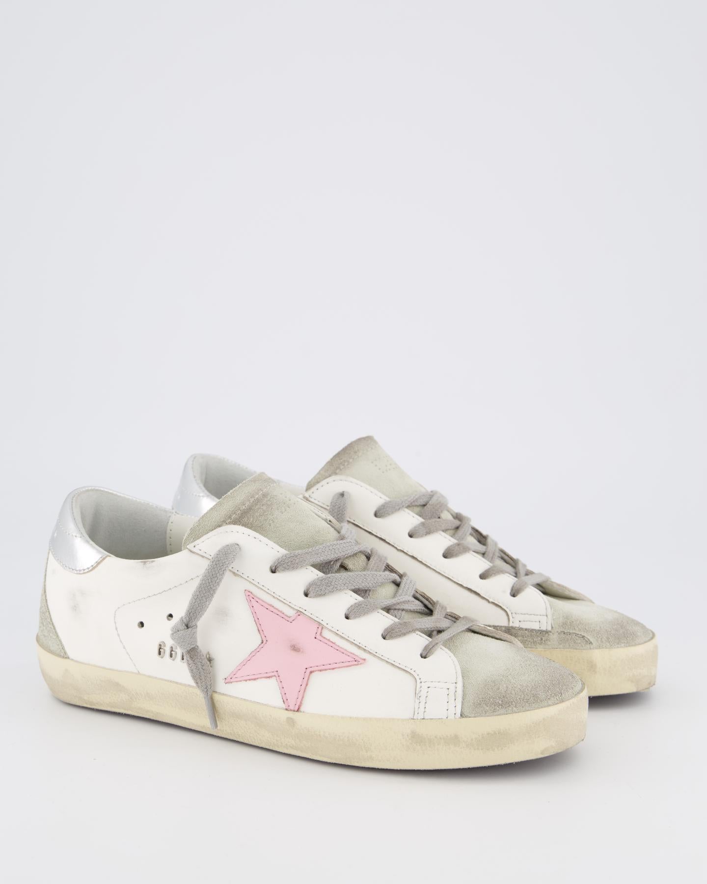 Dames SuperStar Sneaker Wit/Roze