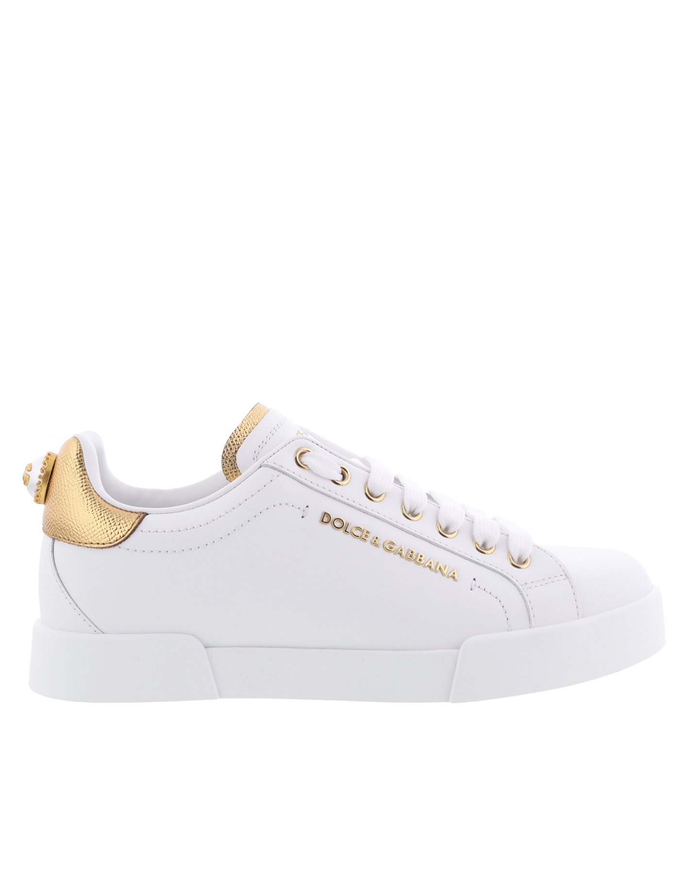 Dames Portofino Sneaker Wit/Goud