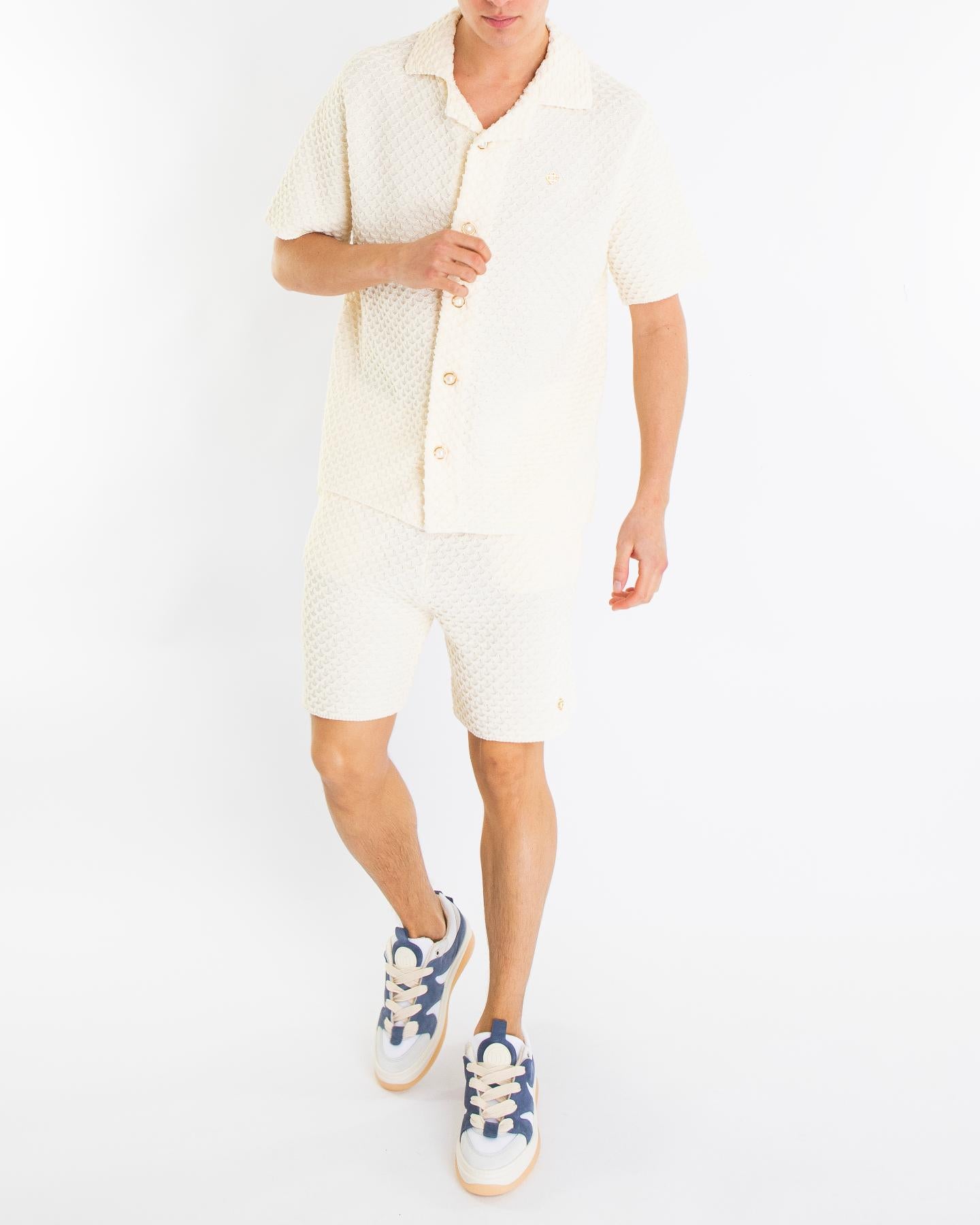 Heren Summer Shirt Wit