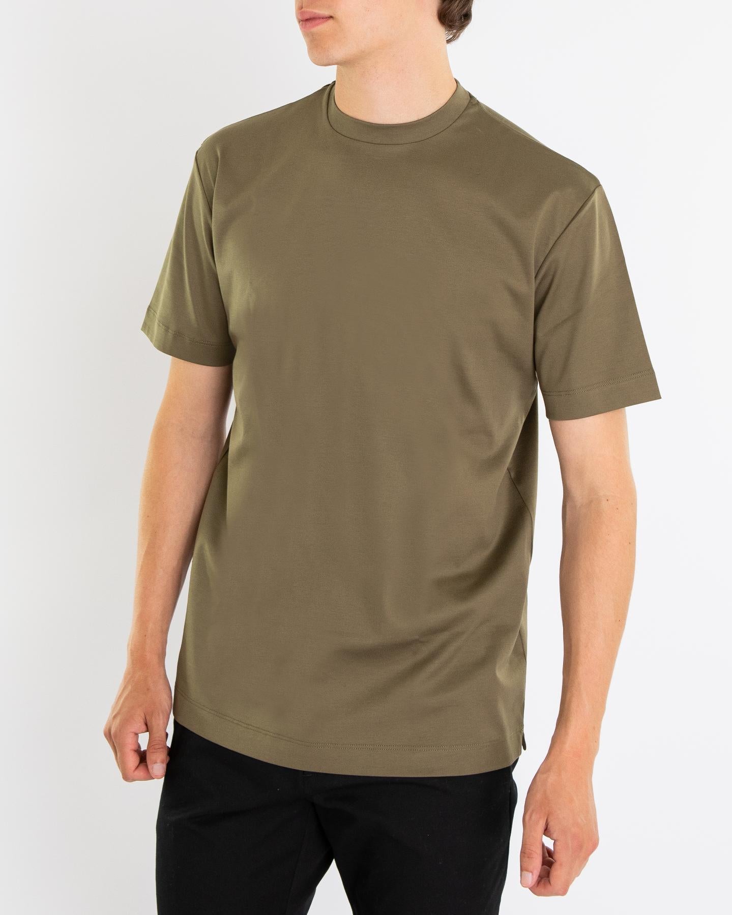 Heren Interlock Supima T-Shirt Beige