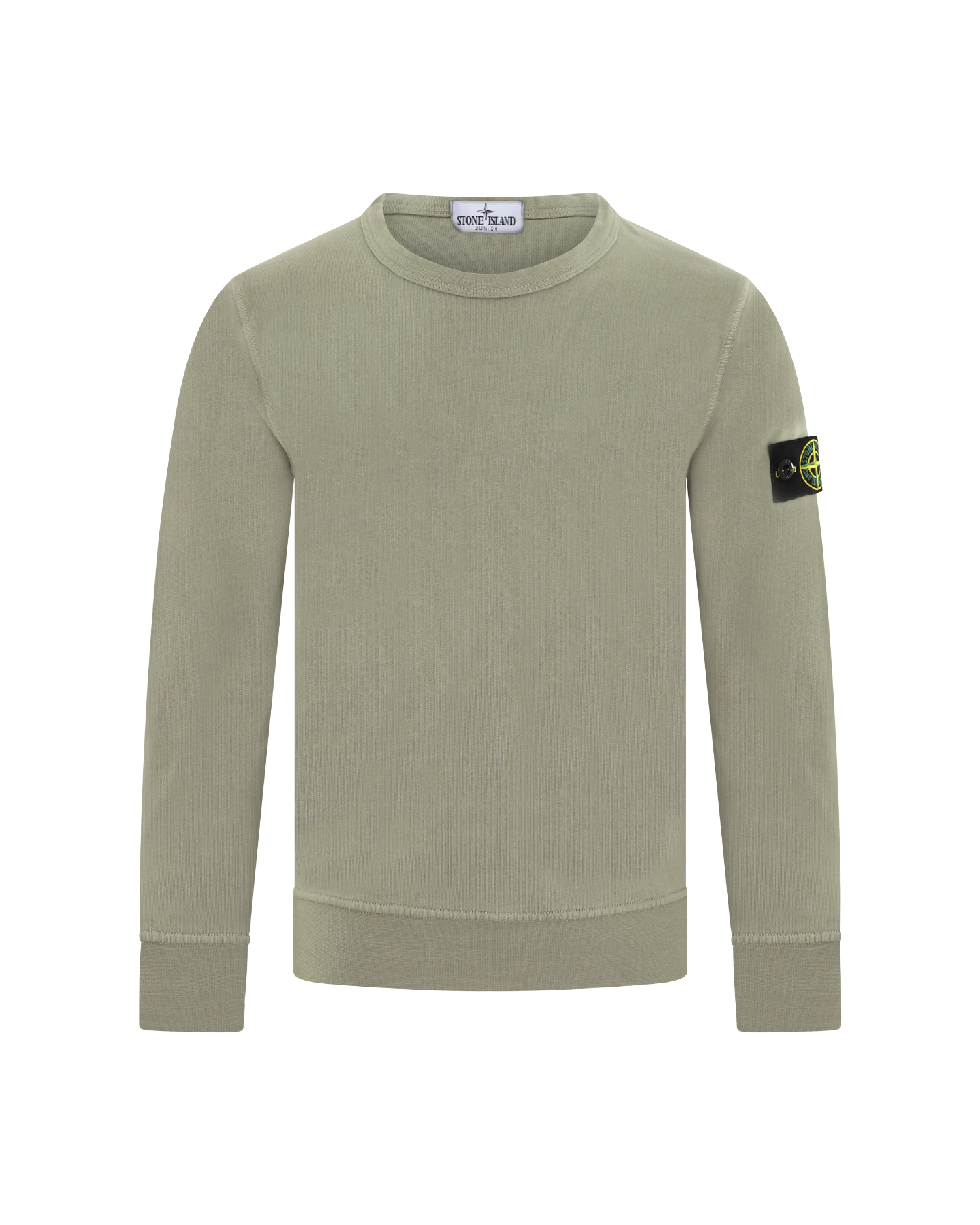 Kids Logopatch Crew Neck Groen