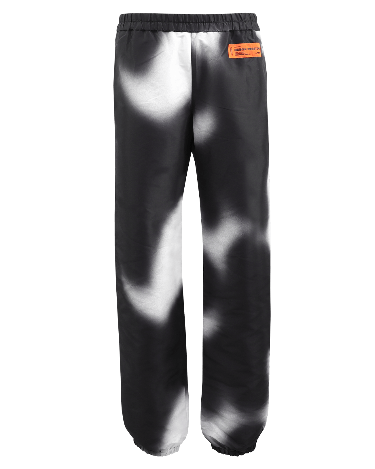 Men Aop Blur Spray Trackpant Black