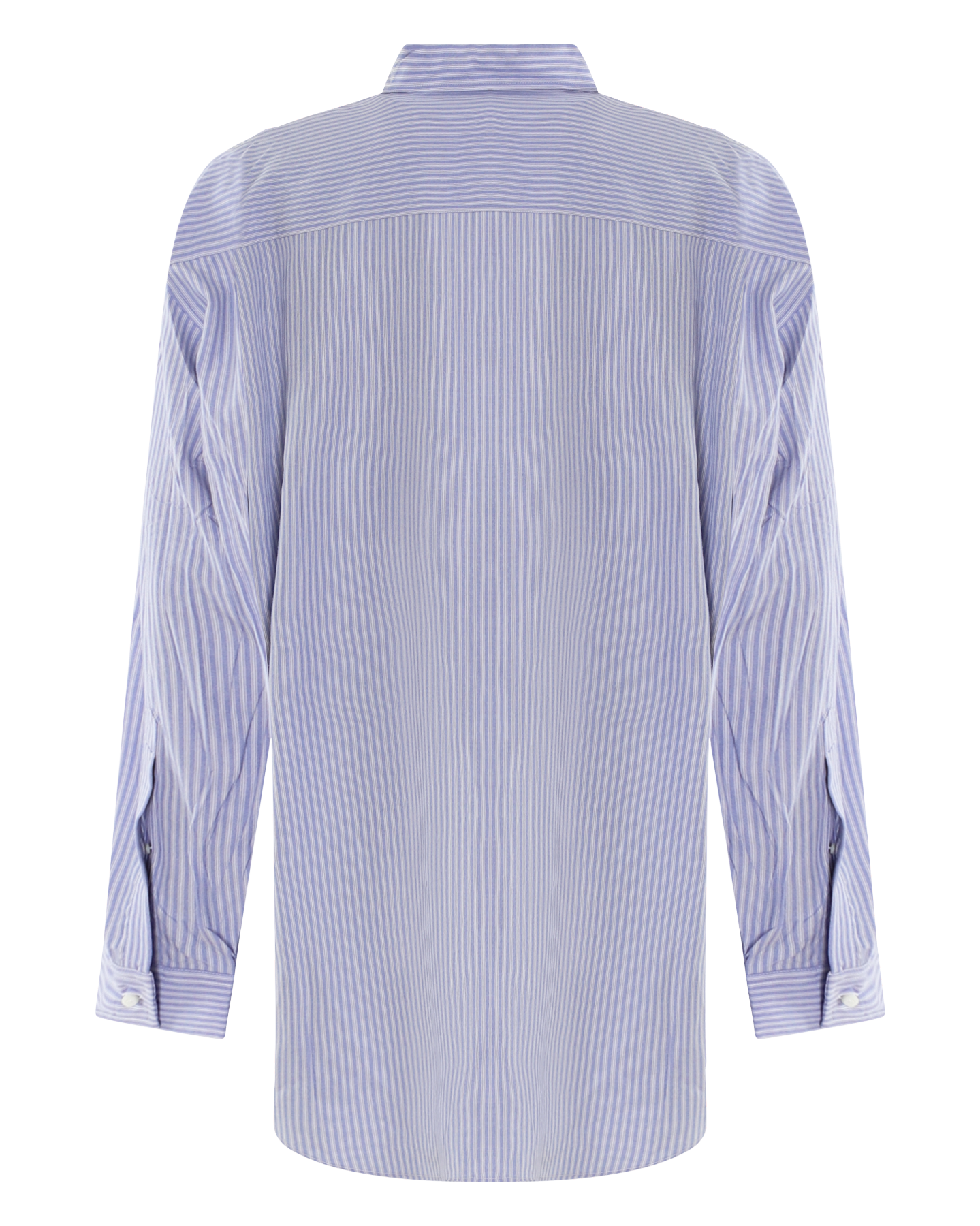 Heren Fluid Shirt Blauw