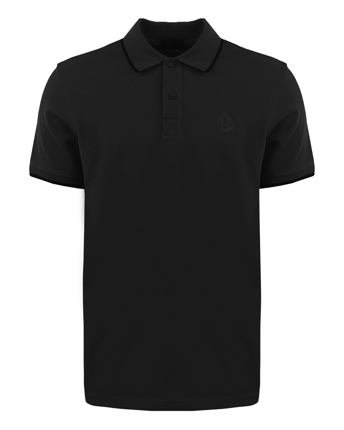 Moncler best sale polo zwart