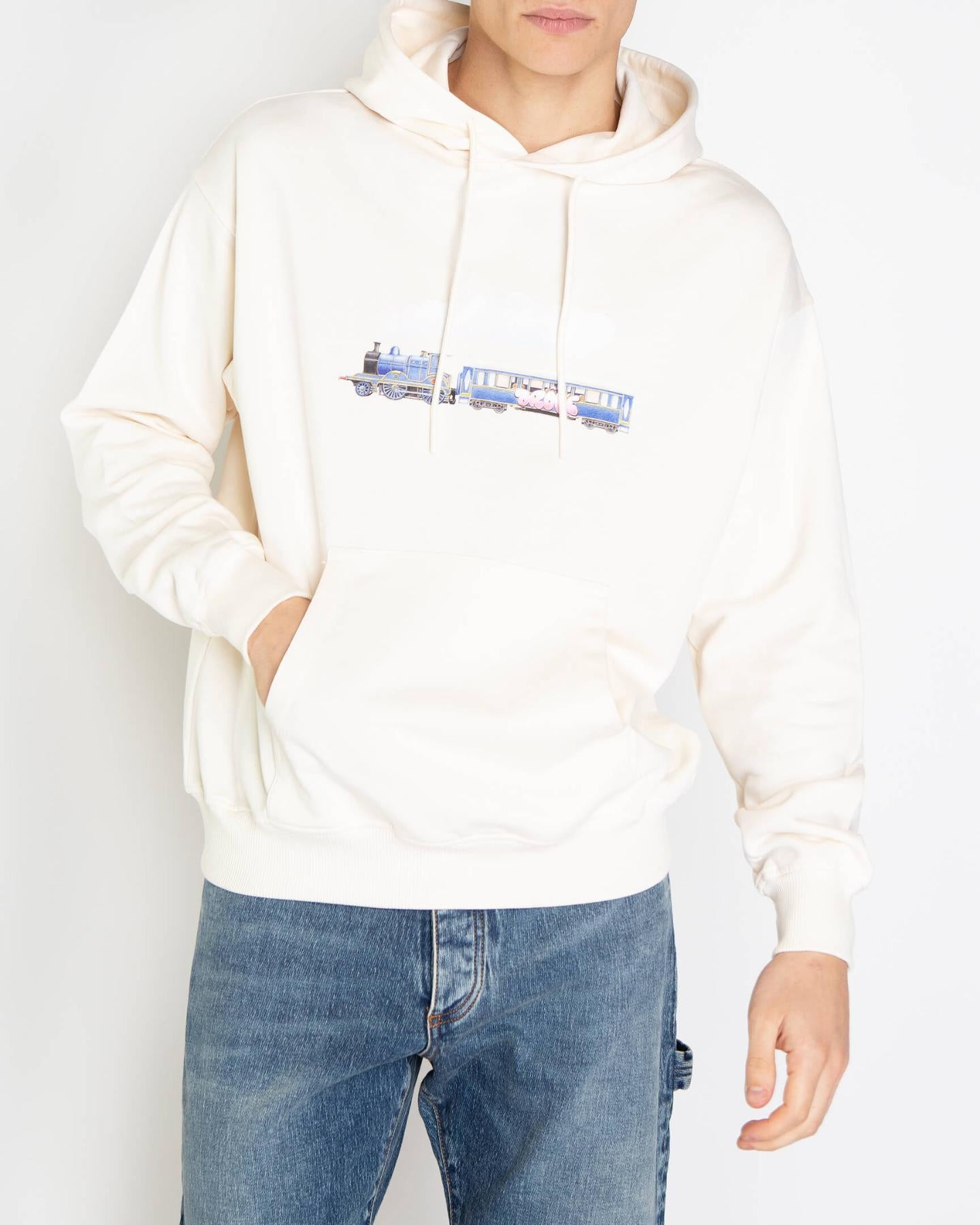 Men Le Hoodie Locomotive White