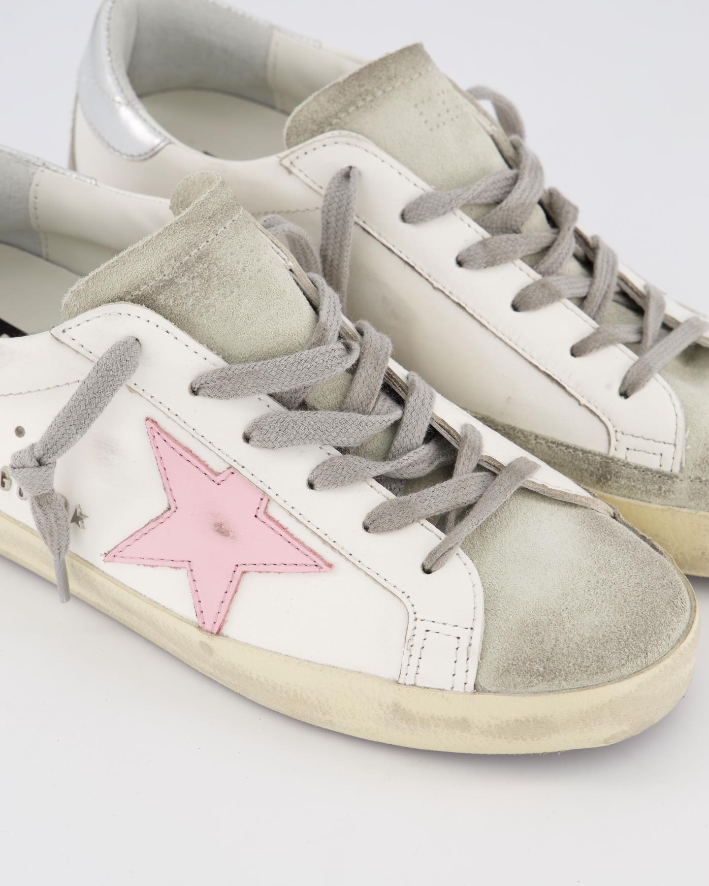 Dames SuperStar Sneaker Wit/Roze