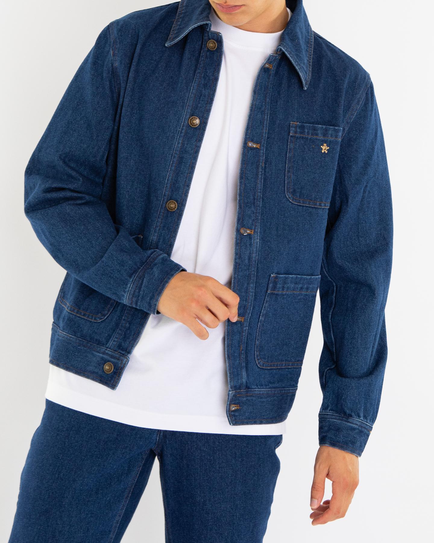 Heren Fitted Denim Jacket