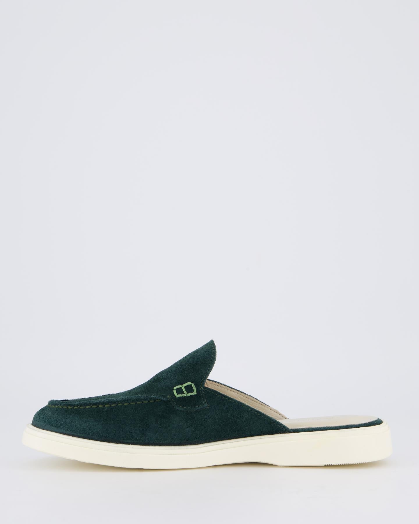 Dames Laura Slip On Sandal Pine Gree