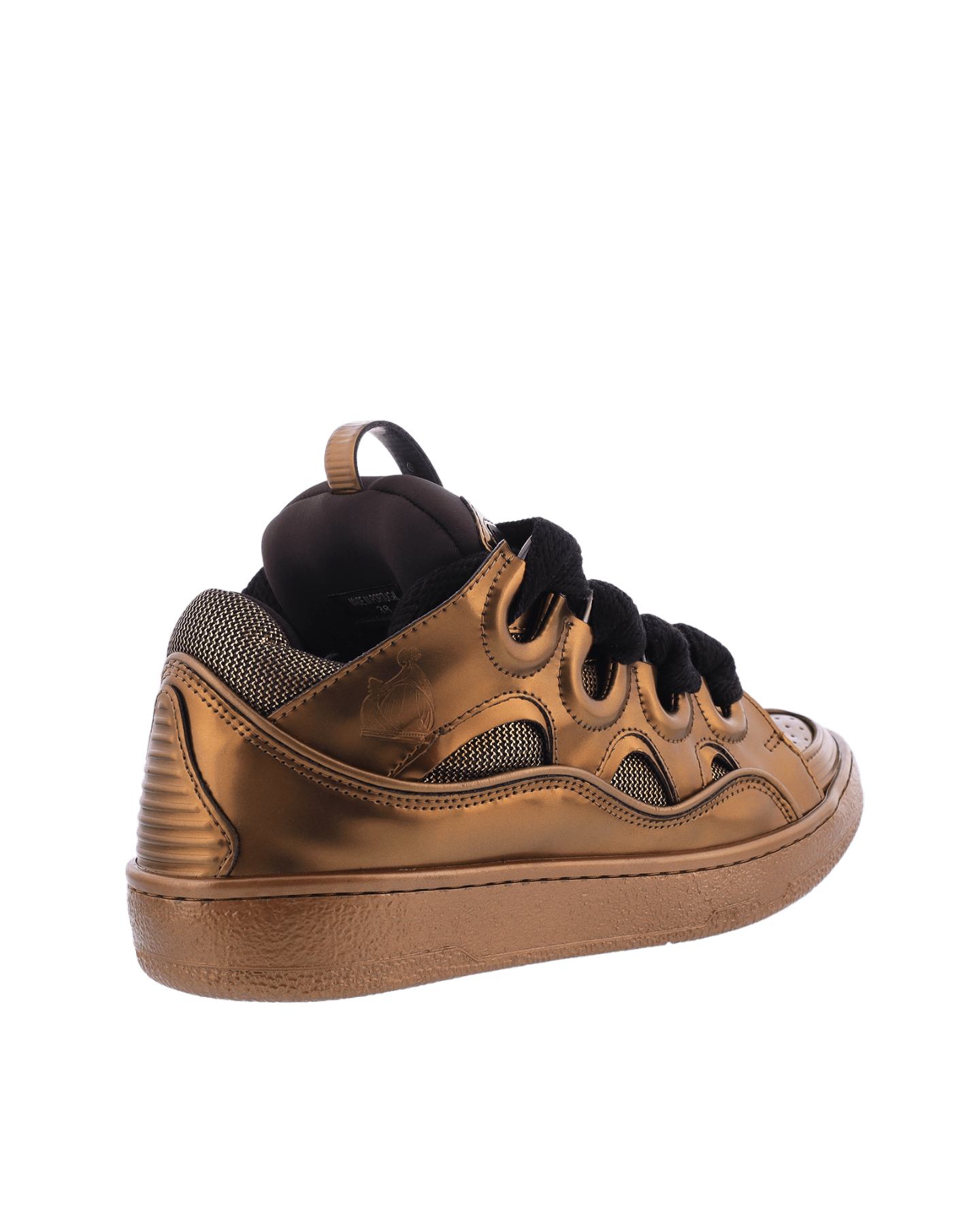 Women CURB Sneaker Bronze Metallic