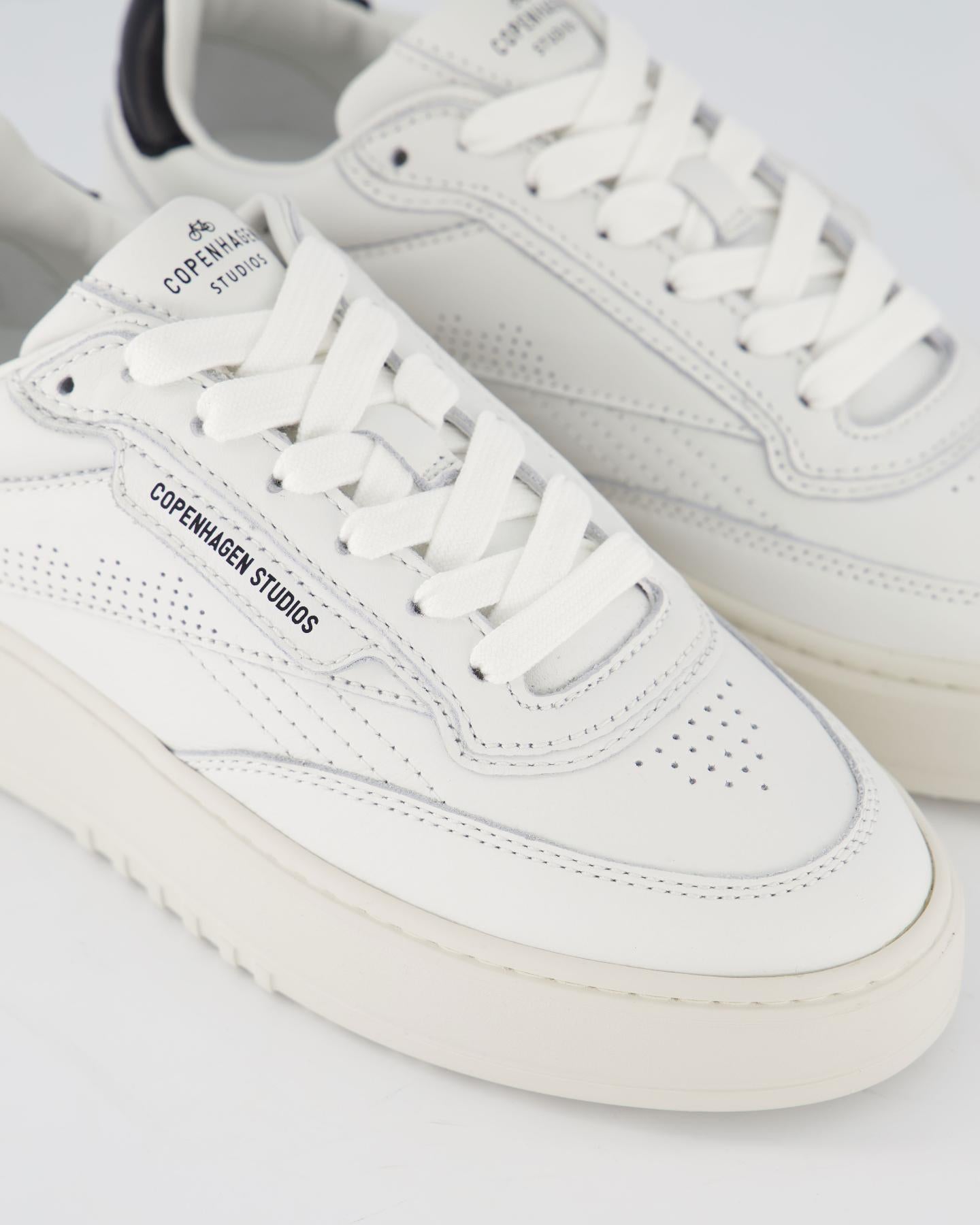 Dames Copenhagen White BlAck Sneaker