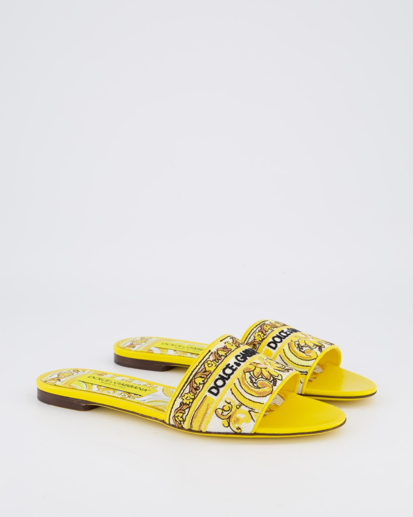 Dames Dolce & Gabbana Flat Slides