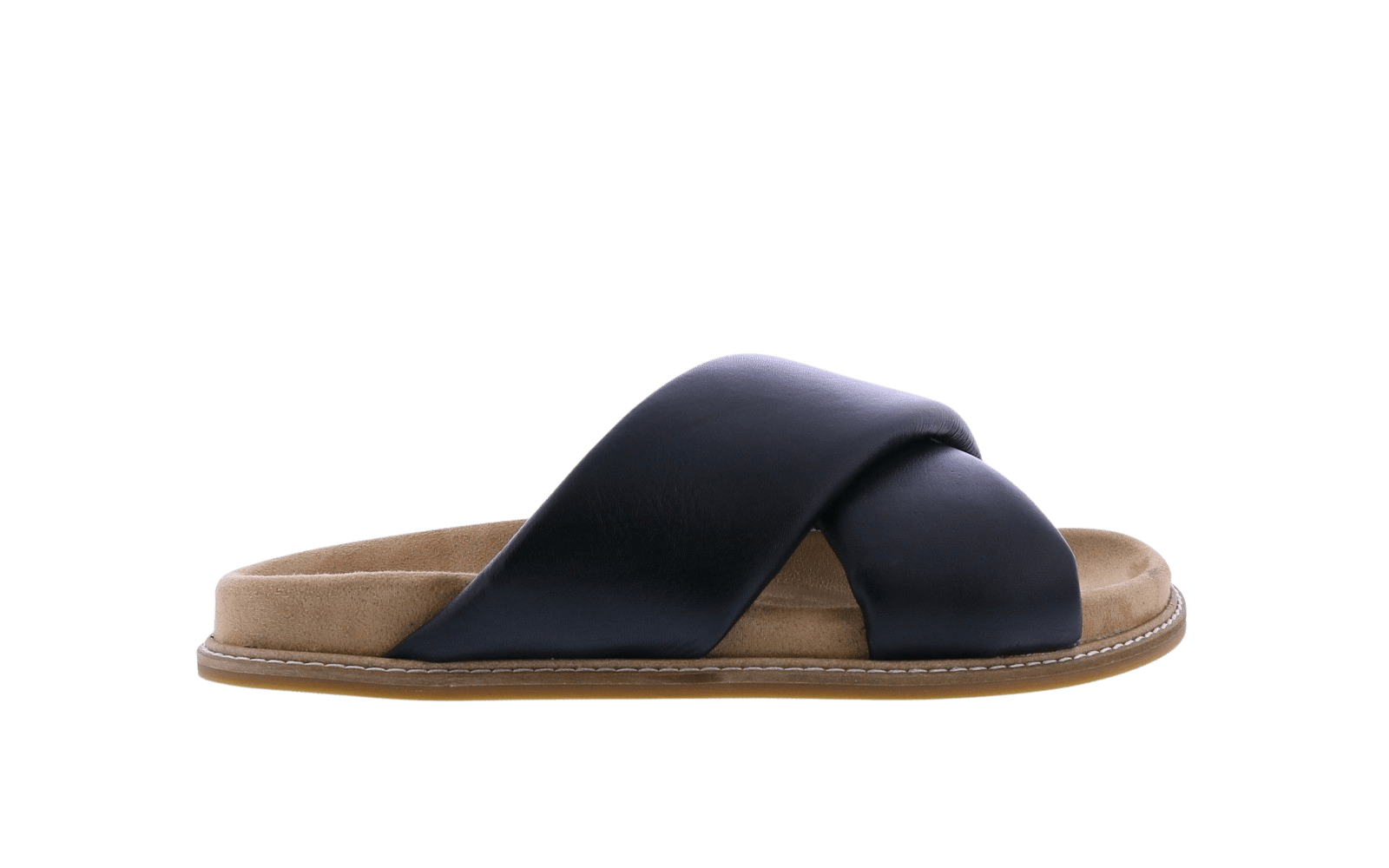 Women Leather Band Slipper