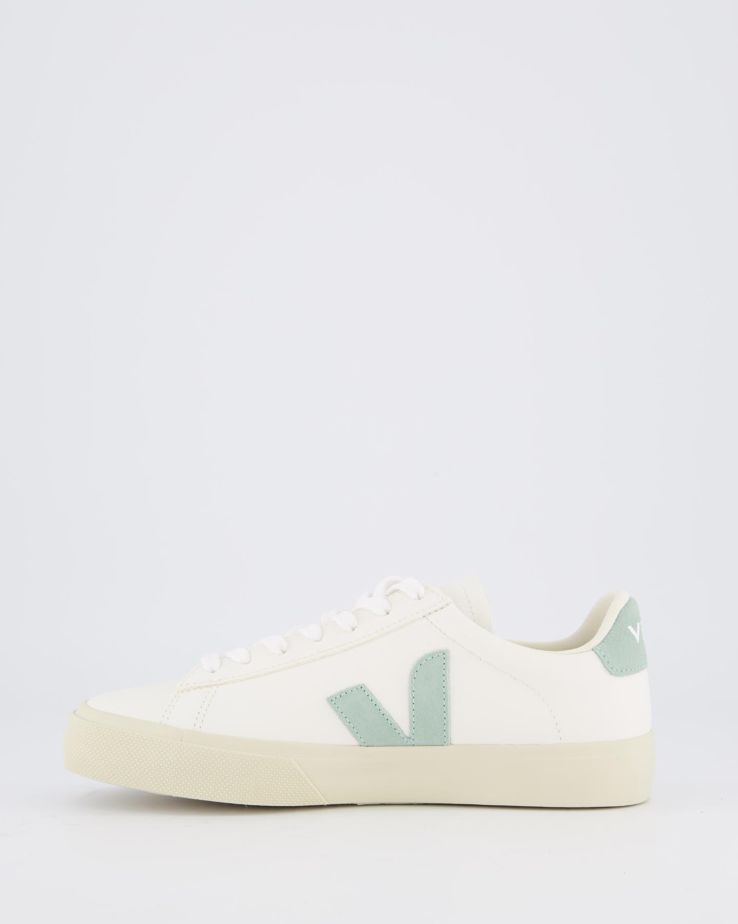 Women Campo Sneaker Leather White/Matcha