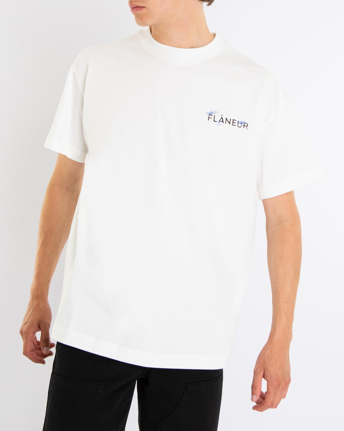 Heren Aéronautique T-Shirt Wit