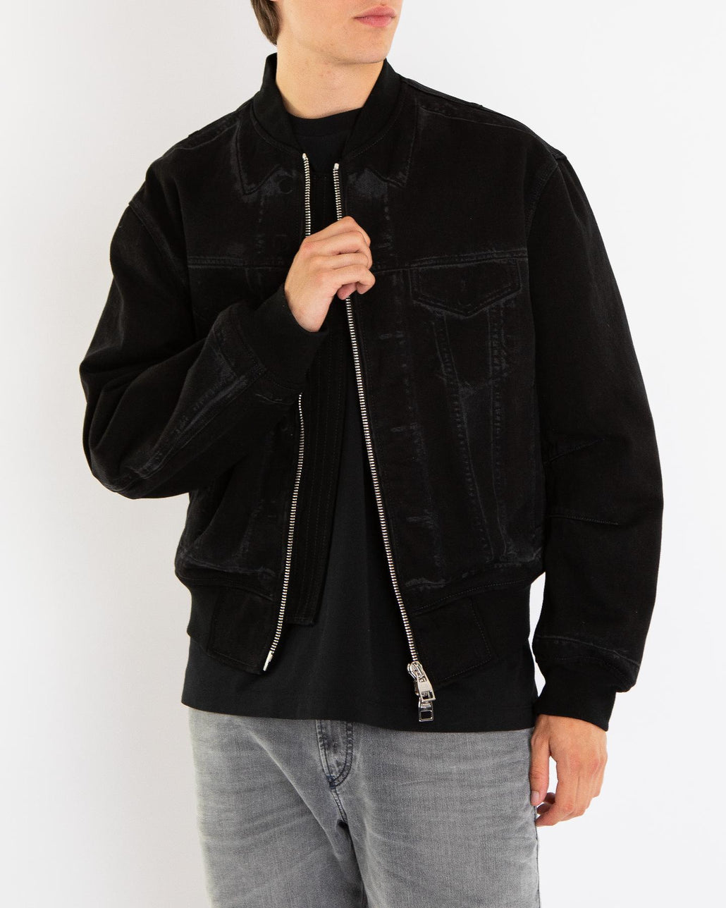 Heren Denim Ma1 Bomber