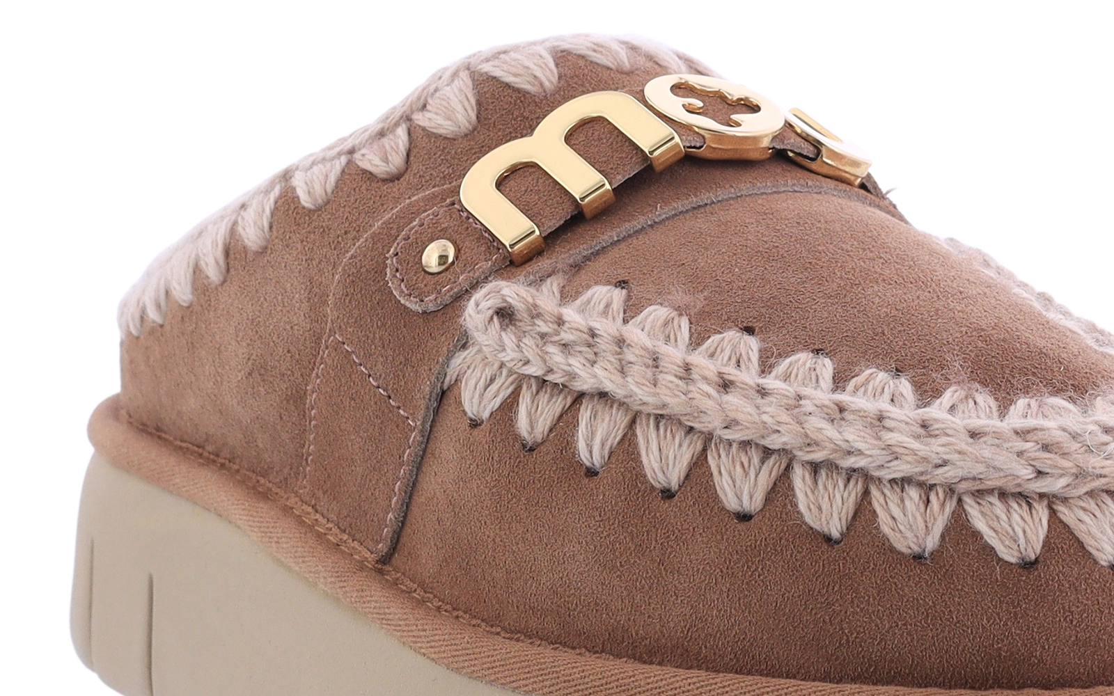 Women Bounce Clog Logo Pink Brown