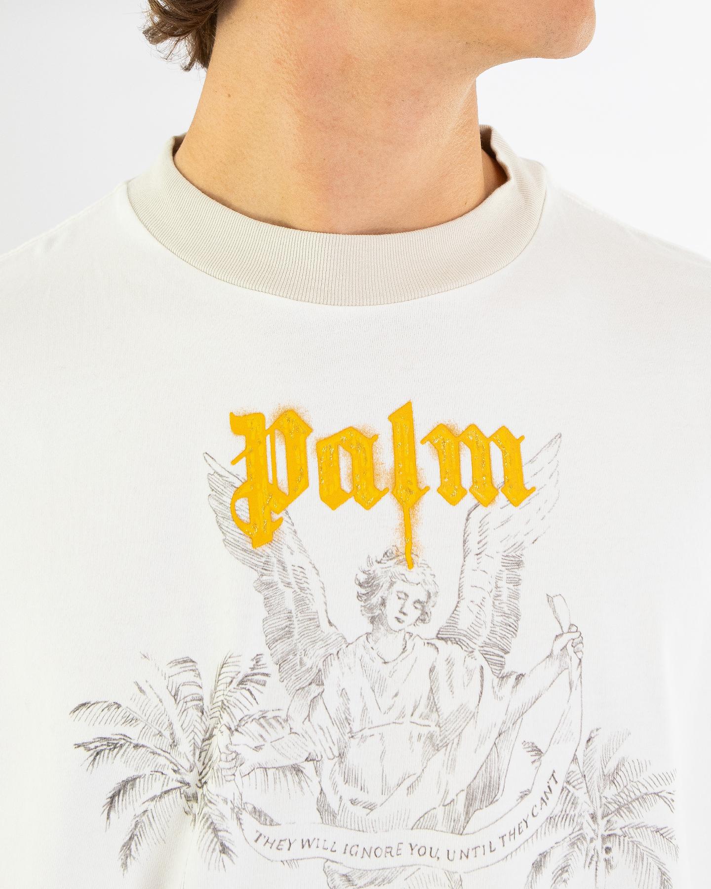 Palm Angels Heren Angel Pencil Tee - Eleganza.nl