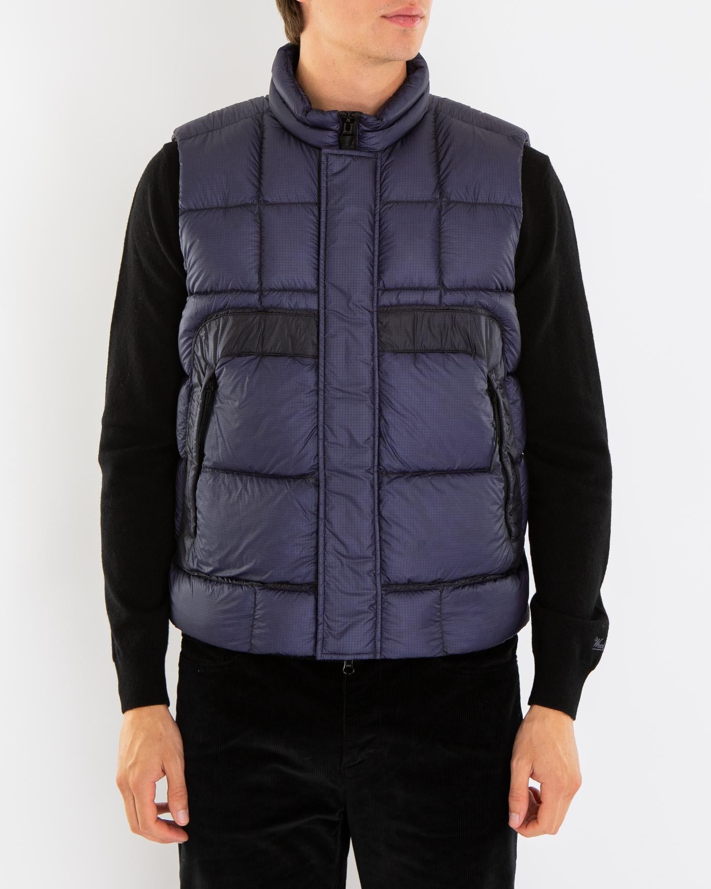 Heren Outerwear Vest Blauw