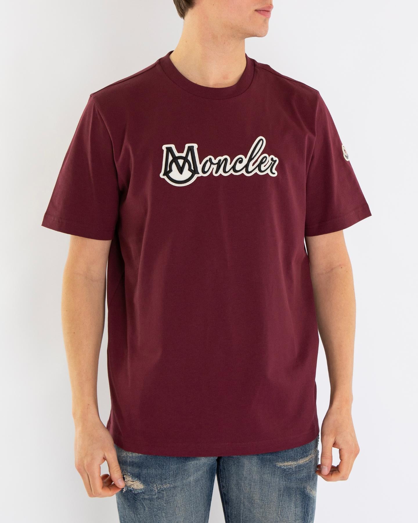 Heren Varsity Logo T-Shirt Rood