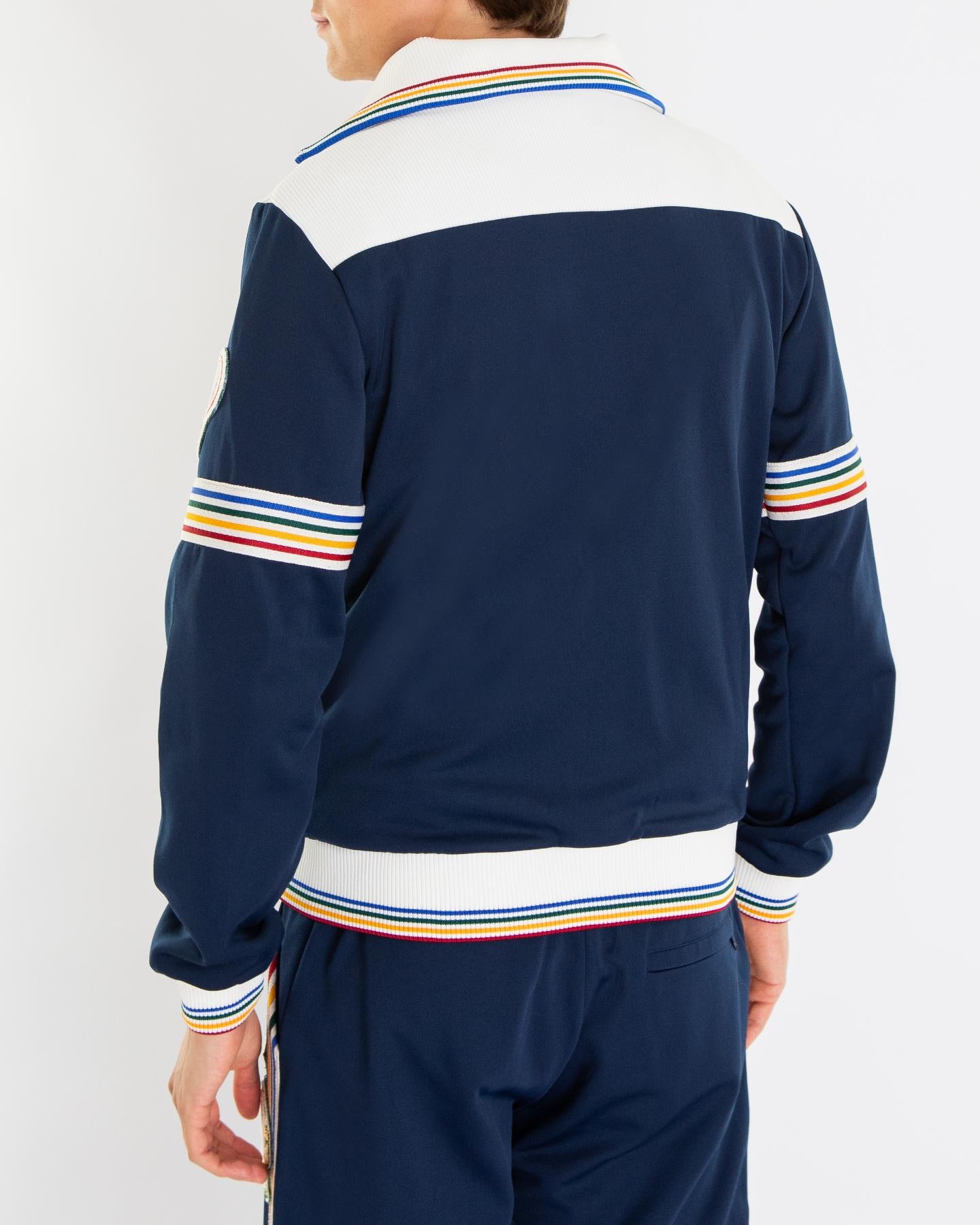 Heren Mens Varsity Track Jacket