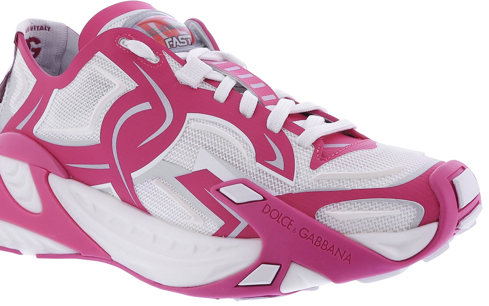 Women Technical Fast Sneaker White/Pink