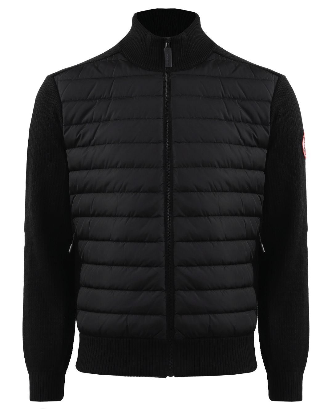 Men Hybridge Knit Jacket Black